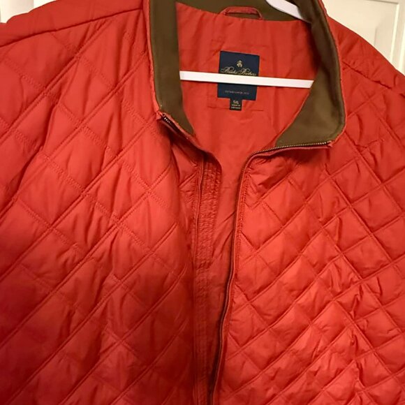 Brooks Brothers Big Tall Paddock Diamond Quilted Vest Red - Picture 6 of 8
